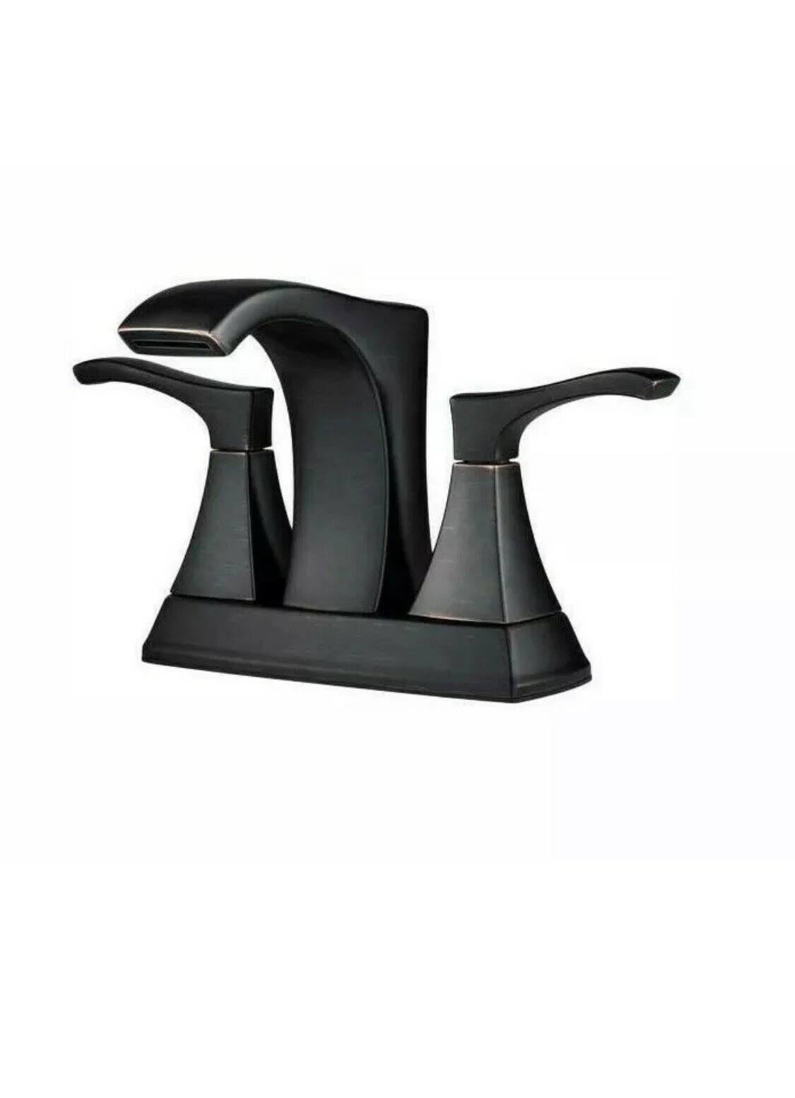 Tuscan Bronze 4 in. Centerset 2-Handle Bathroom Faucet I235