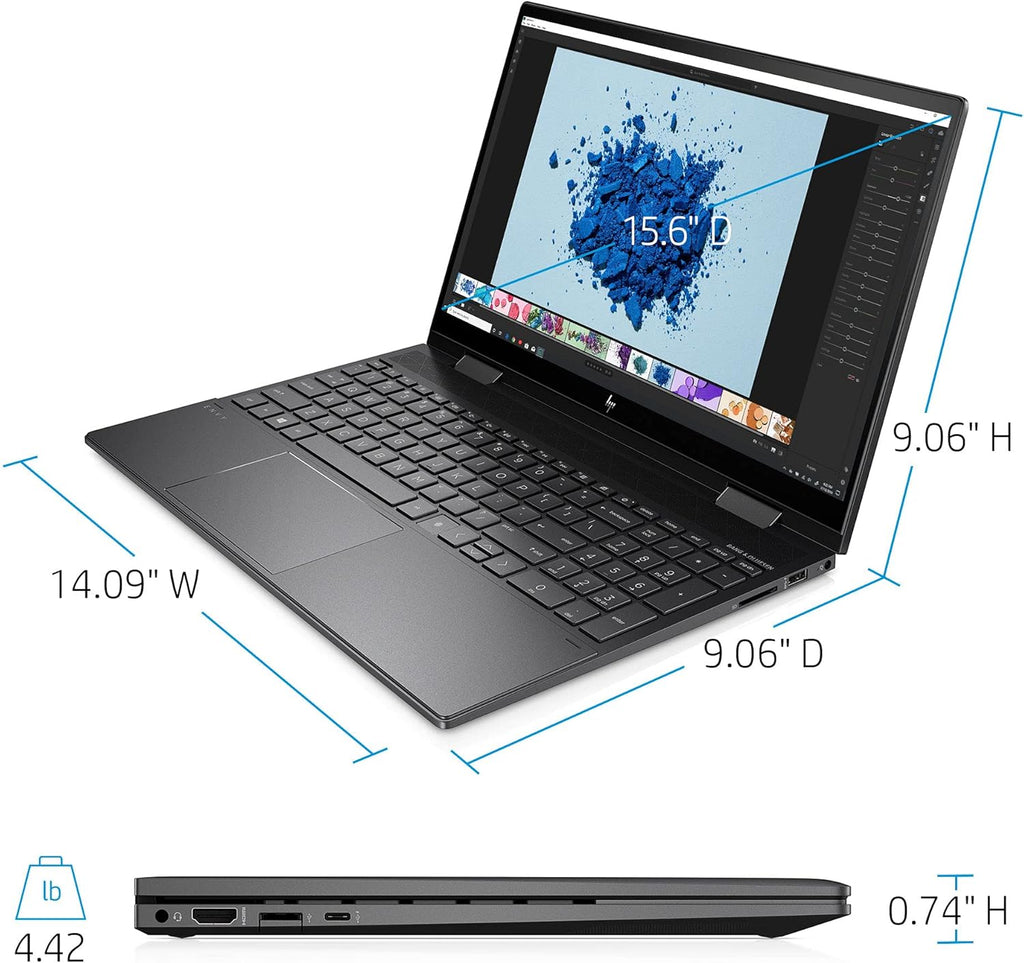 15.6 Touchscreen 2-in-1 FHD IPS Laptop, AMD Ryzen 7 5700U, 12GB RAM, 512GB PCIe SSD D476578