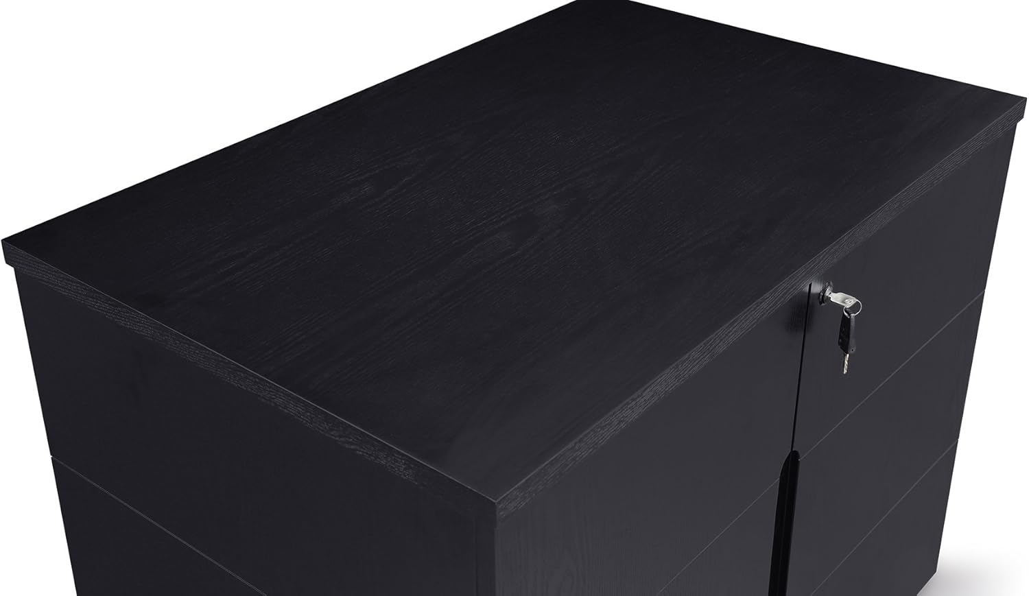 Black Oak 2 Door Storage Printer Cabinet X112877