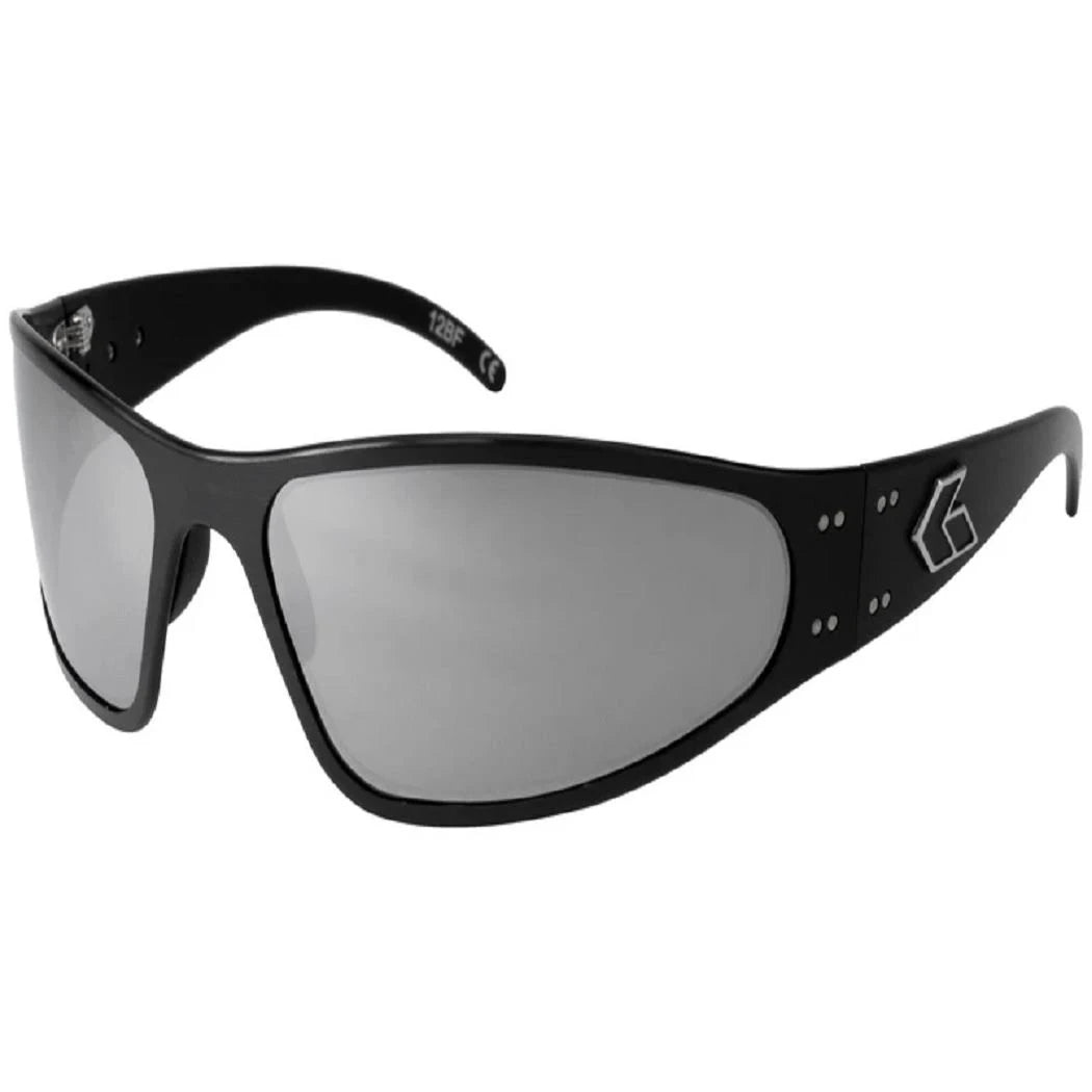 Black Smoked Polarized Chrome Eyewear A696