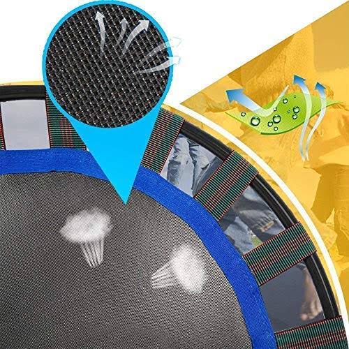36-Inch Kids Trampoline with Adjustable Handrail and Safety Padded Cover P10041