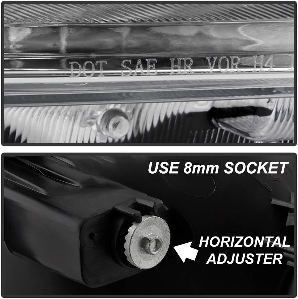 Chrome Housing Headlights Headlamps Assembly for Toyota Highlander N7749
