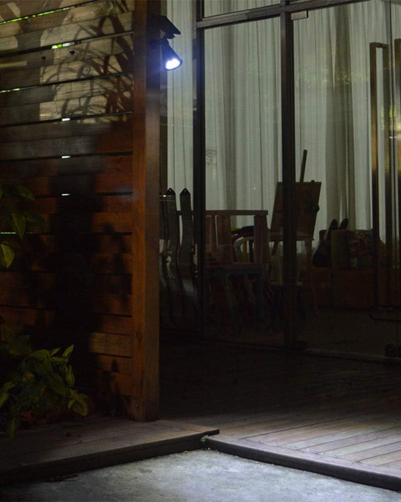 Outdoor Solar Spotlights 7 Led 2-in-1 Waterproof Adjustable Landscape Spotlights (4 Pack) Z92712