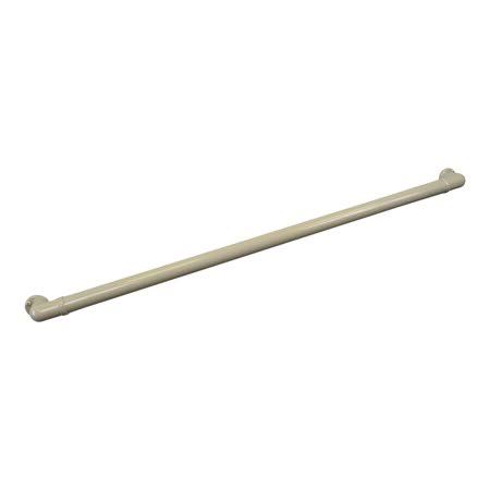 Handrail Section with Return, 7& Length, Gloss Beige K344955