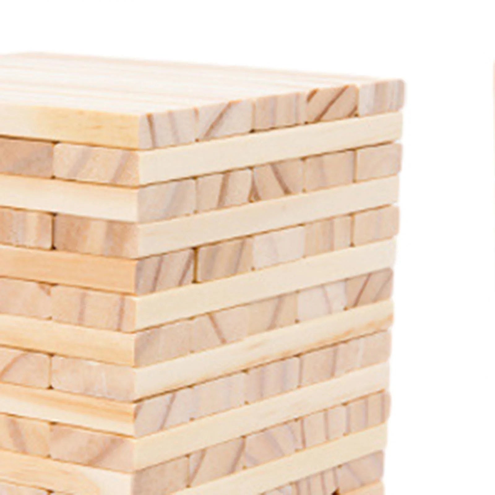 100 Pieces Wooden Blocks Stacking Game Building Kits Board Games D3806