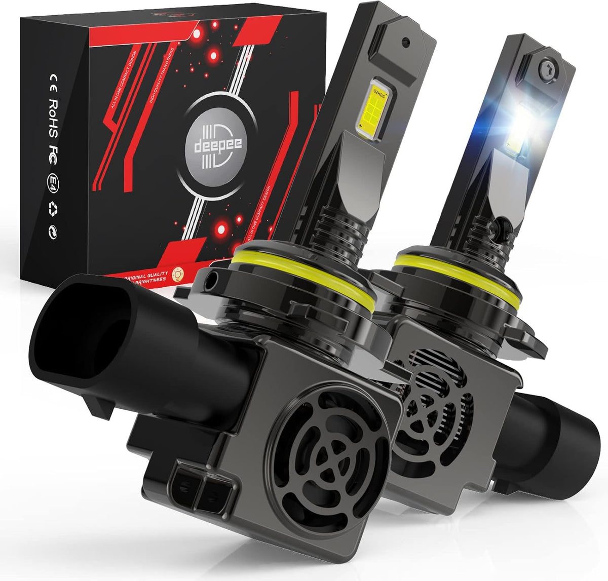 LED Headlight Bulb Conversion Kit 120W 20000LM 6500K Cold White (Pack of 2) L7865
