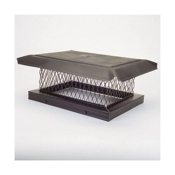 Galvanized Single-Flue Chimney Cap with Mesh P78829