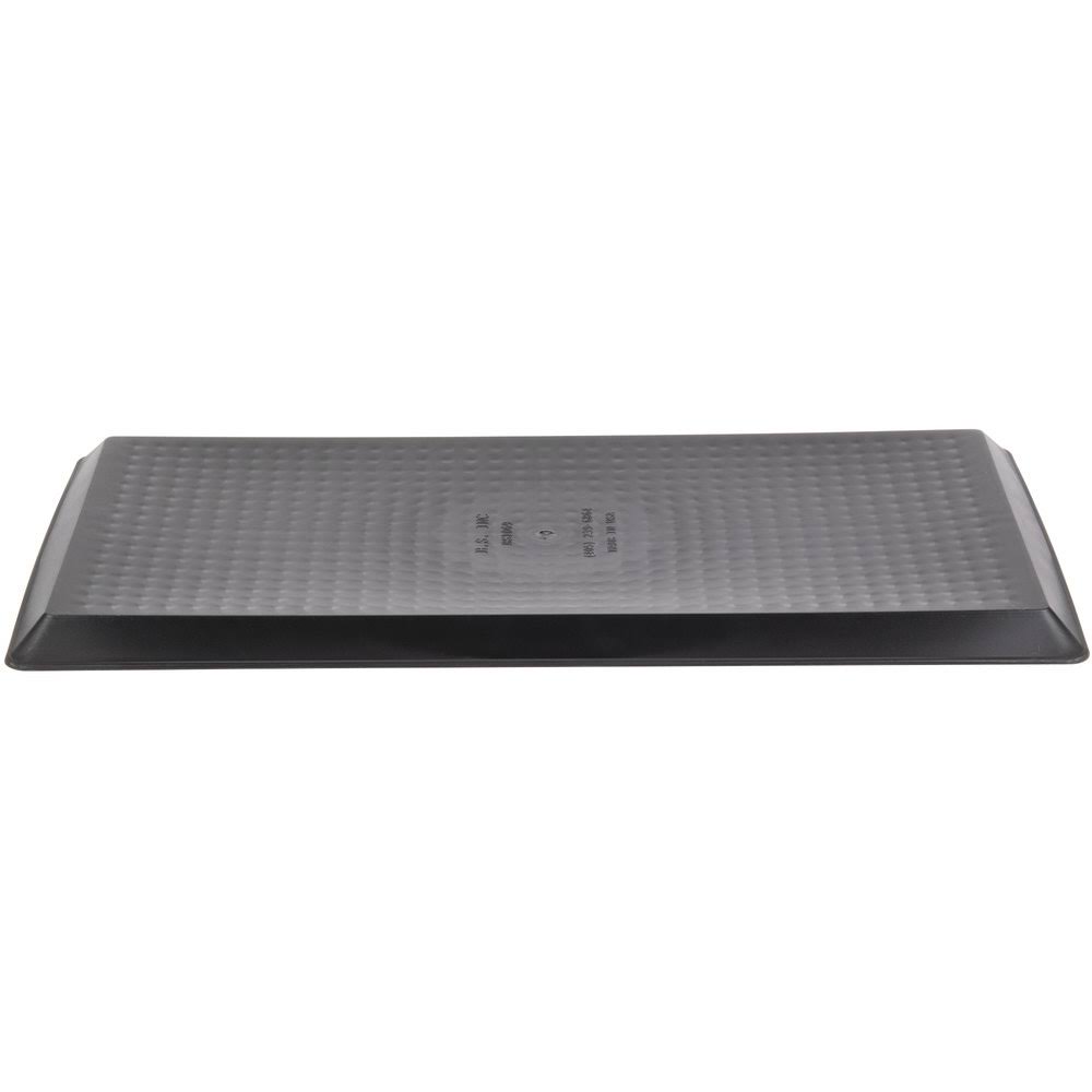 12x22 x 24x22 Charcoal Polypropylene Pizza Tray - 12/Case L170902