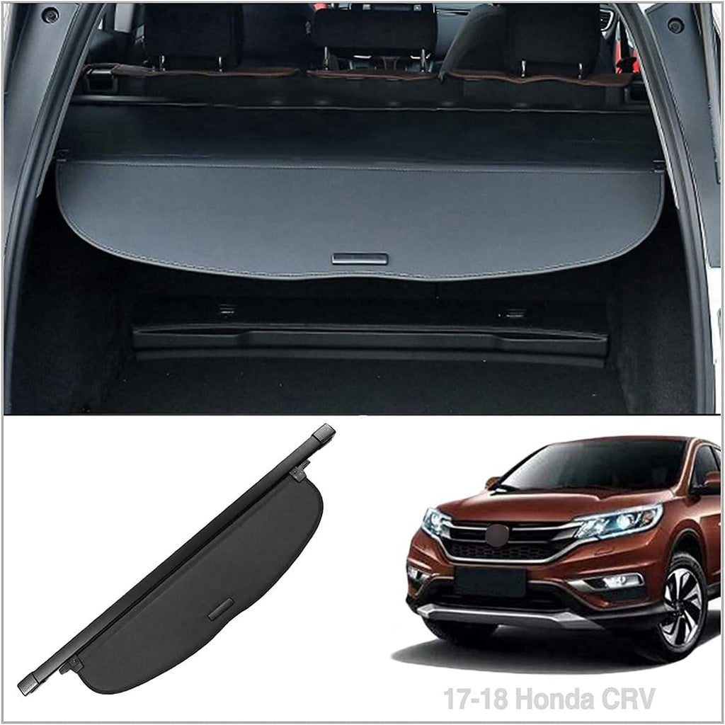 Black Retractable Rear Trunk Security Cover Shade X23581