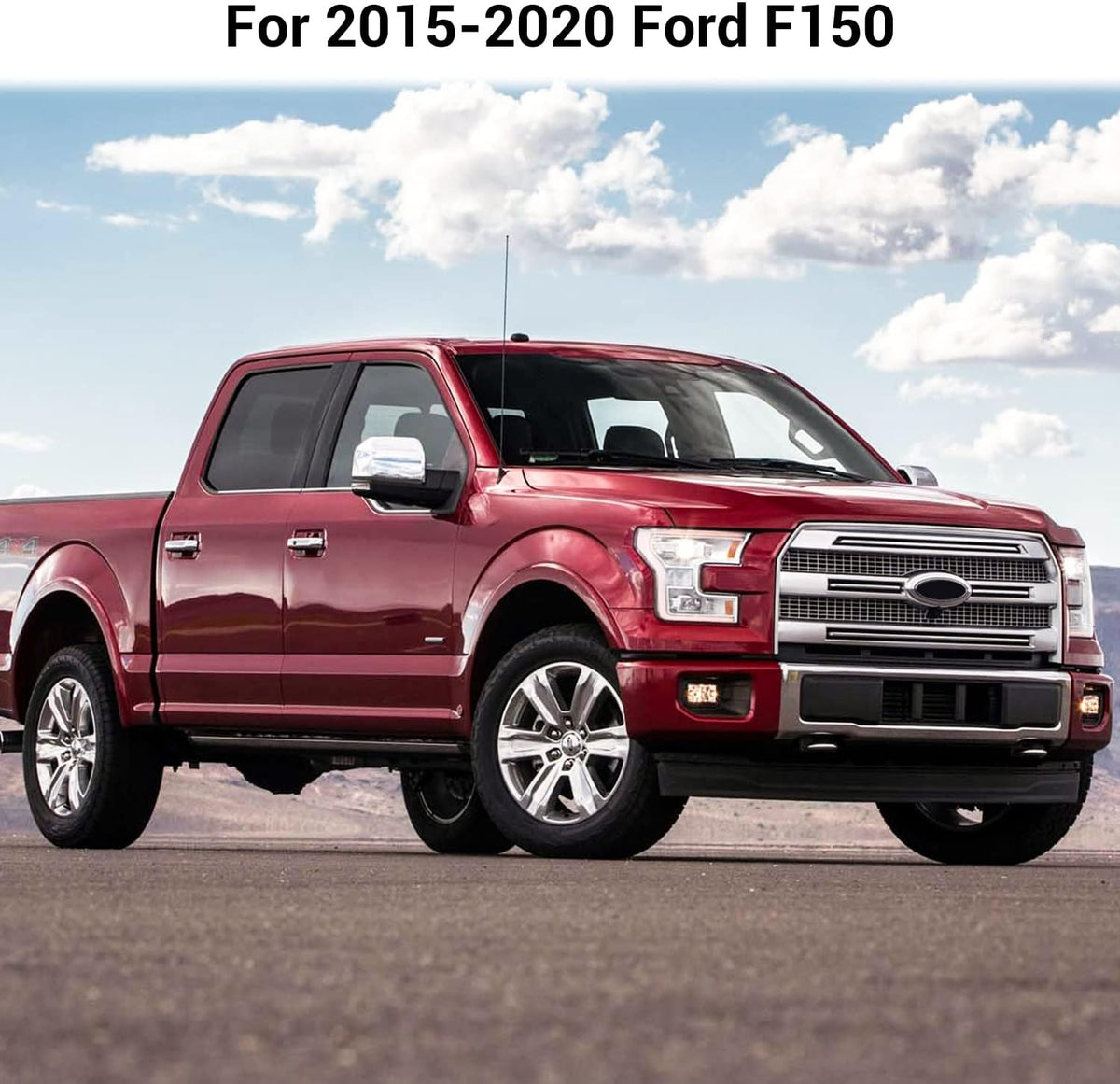 Windshield Sun Shade for Ford F150, 6PCs Pack of 2 E63923