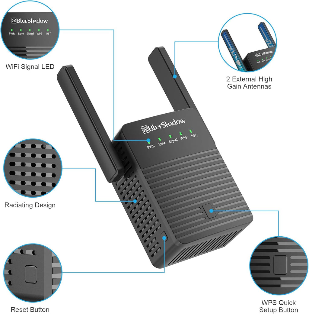 WiFi Extender AC 1200 Dual Band Repeater 2 Pack P292241