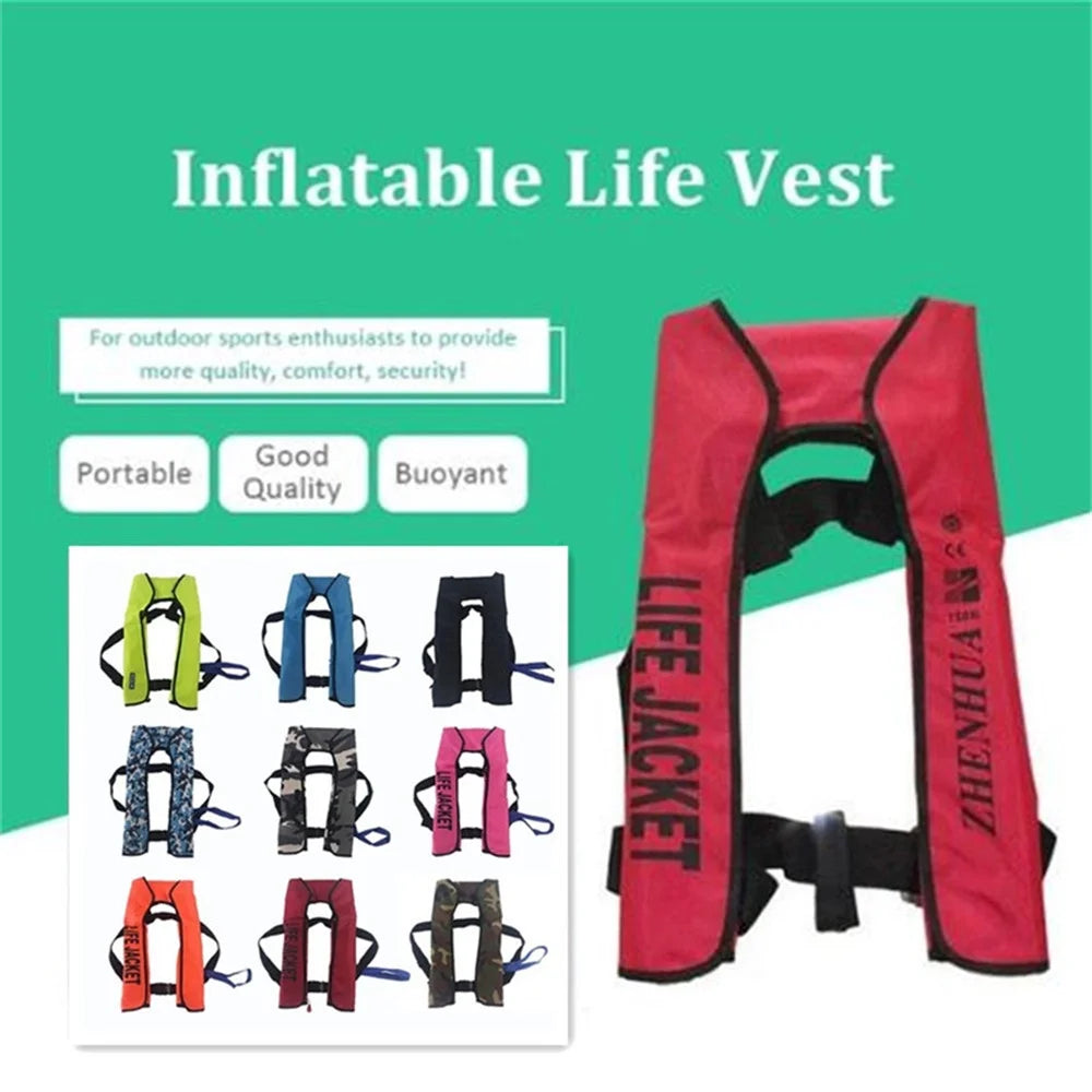 Automatic Inflatable Life Jacket Adult Swim Vest J187