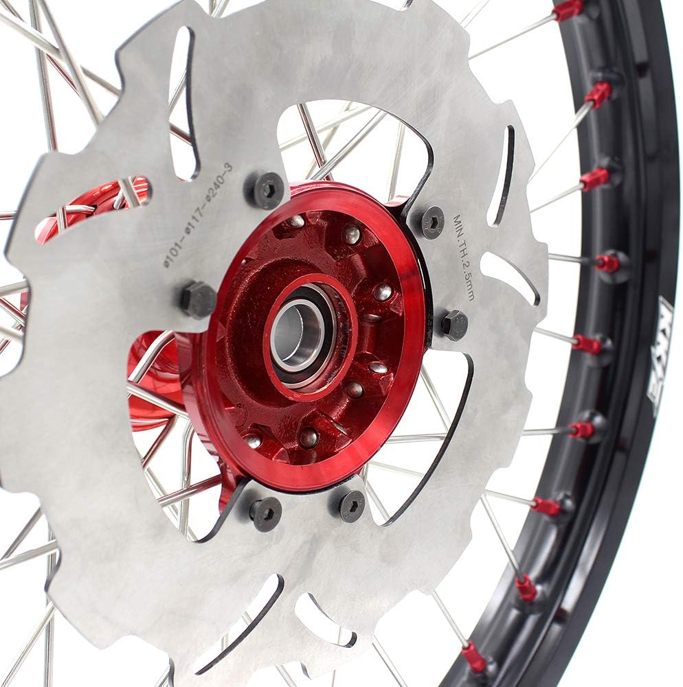 Casting Motorcycle Wheels Rims Red Nipple I4880