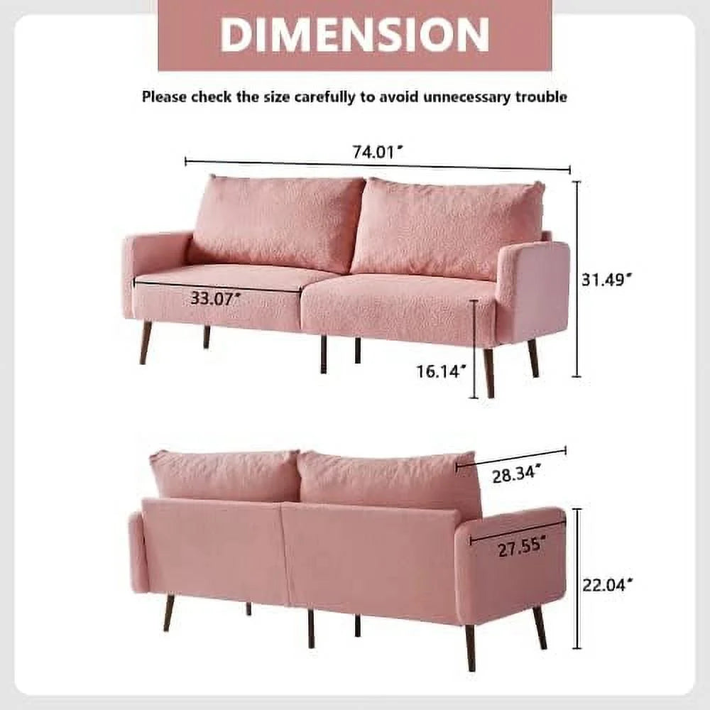 Large Teddy Velvet Loveseat Couch Z22523