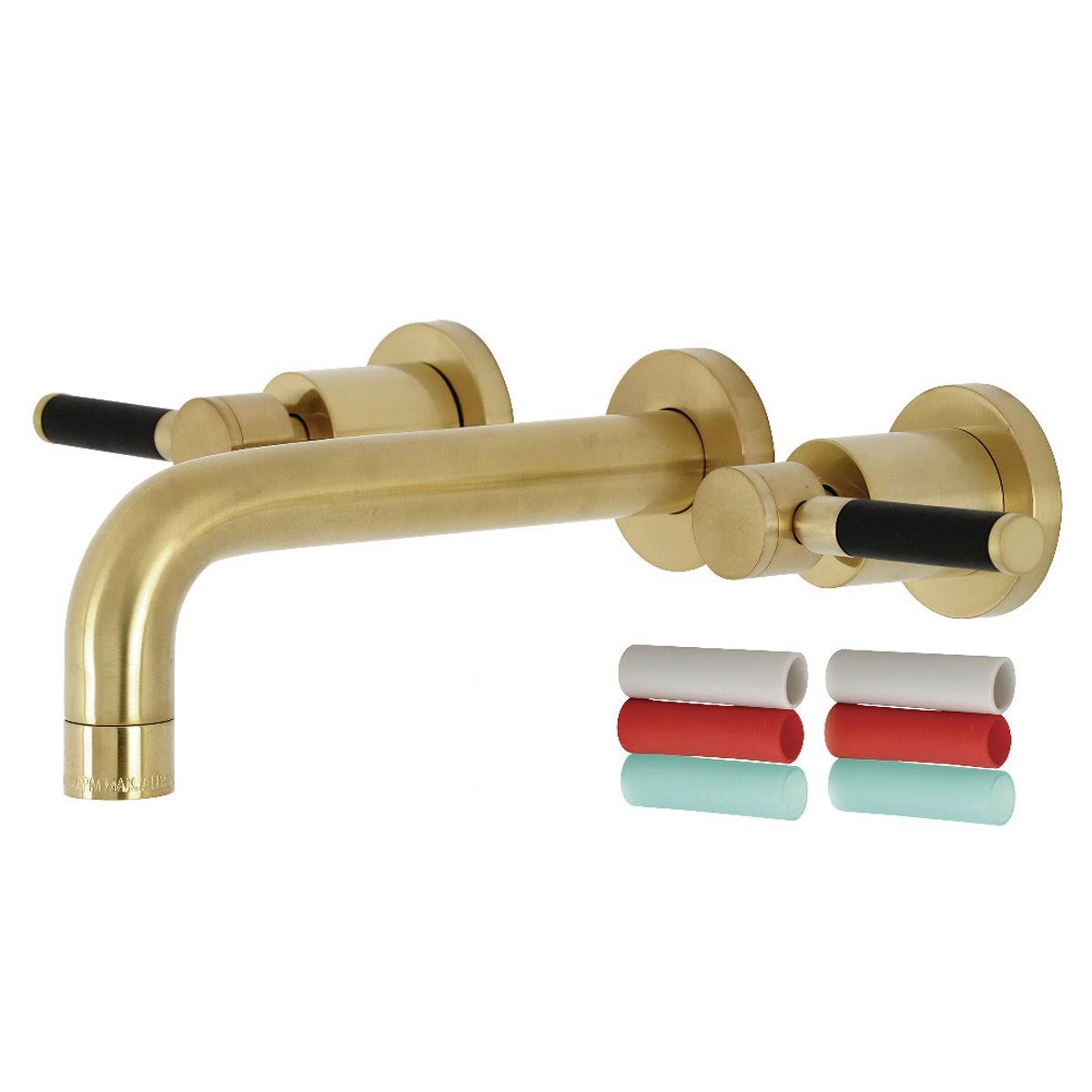 2-Handle Wall Mount Bathroom Faucet, Polished Nickel K7950