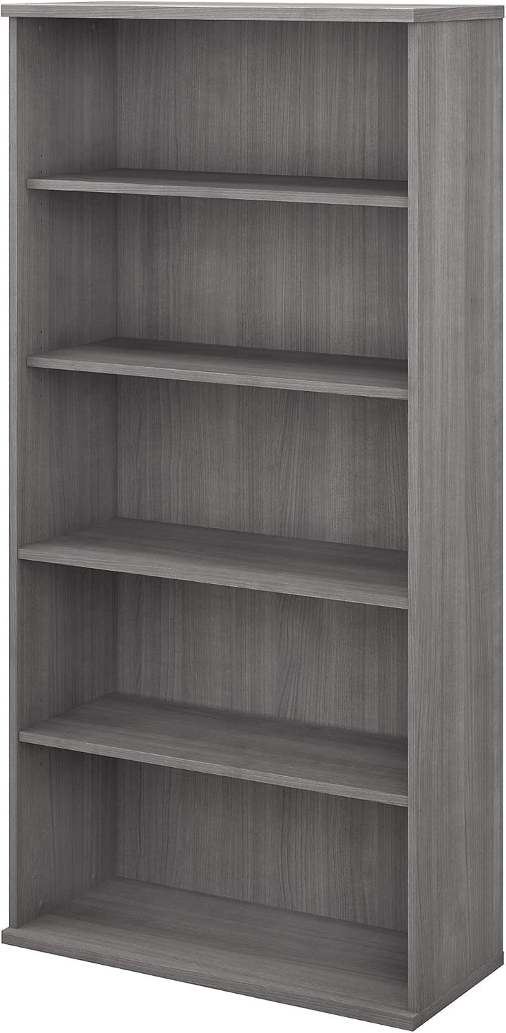 5 Shelf Bookcase in Storm Gray V460