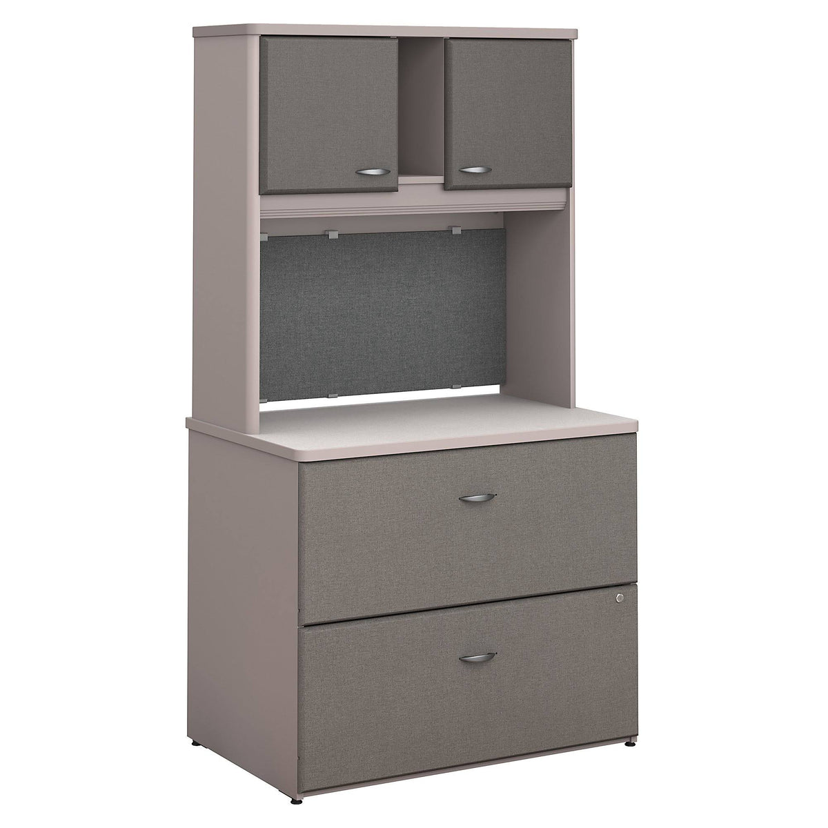 Lateral File Cabinet with Hutch L502