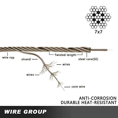 500ft 1/8' T316 Stainless Steel Cable V79641