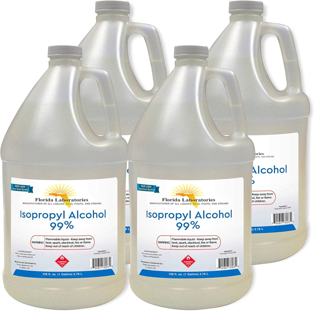 Isopropyl Alcohol 99% Anhydrous 4 Gallon Pack of 2 N370