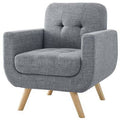 Silver Gray Club Chair K975