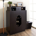 Espresso 1-Drawer Shoe Cabinet L234