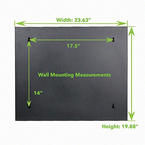 9U Wall-Mount Network Cabinet Enclosure, 450mm Depth, Hinged Back, Swing Gate Server Cabinet H90139