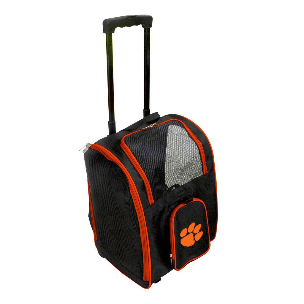 NCAA Clemson Tigers Pet Carrier with Wheels Q69001
