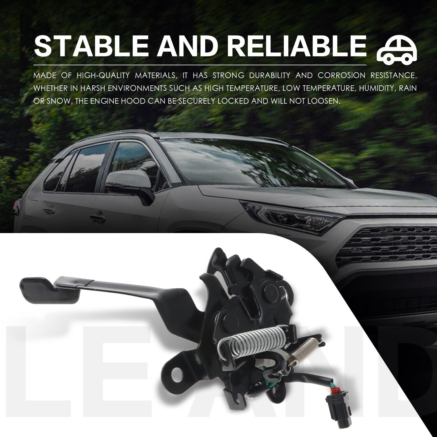 Hood Latch Lock with Alarm System for Toyota RAV4 2019 2021 J379