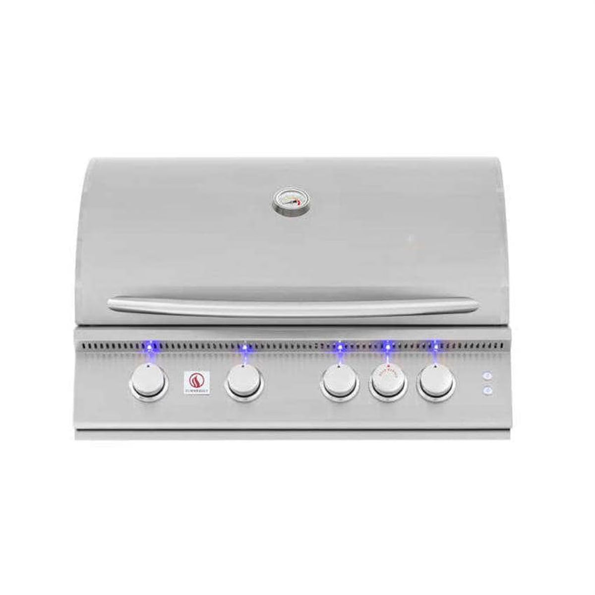 32-Inch 4-Burner Built-In Propane Gas Grill With Rear Infrared Burner W30871