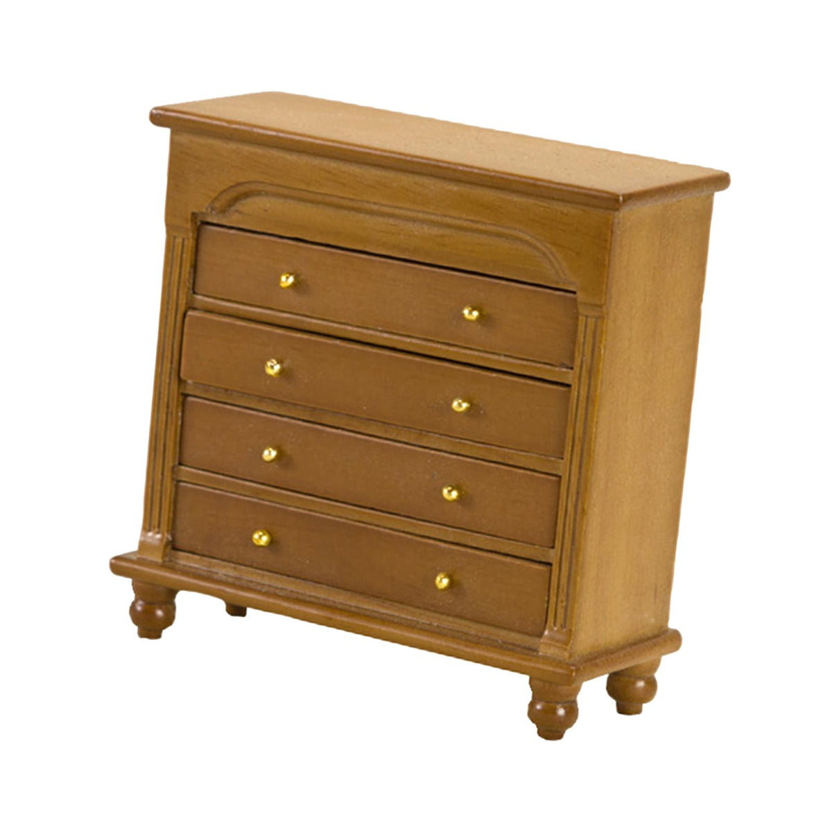 1/12 Scale Dollhouse Sideboard Miniature Cabinet Simulation Furniture Model walnut color B81347