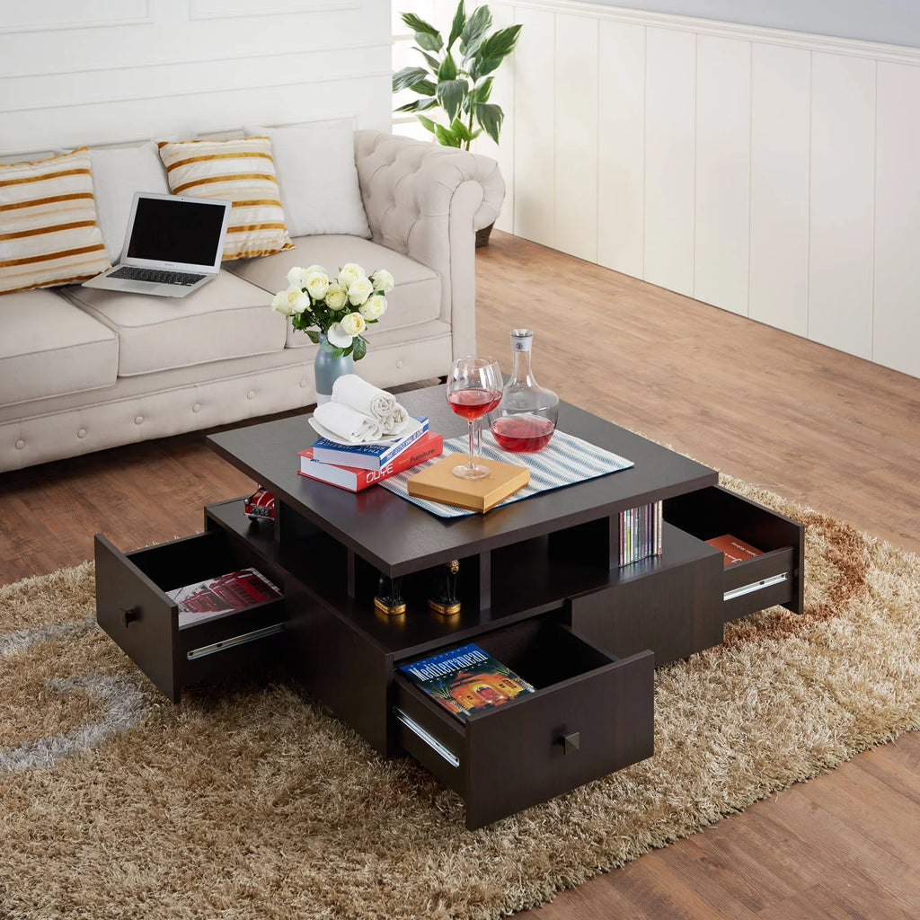 Espresso Storage Coffee Table Z24433