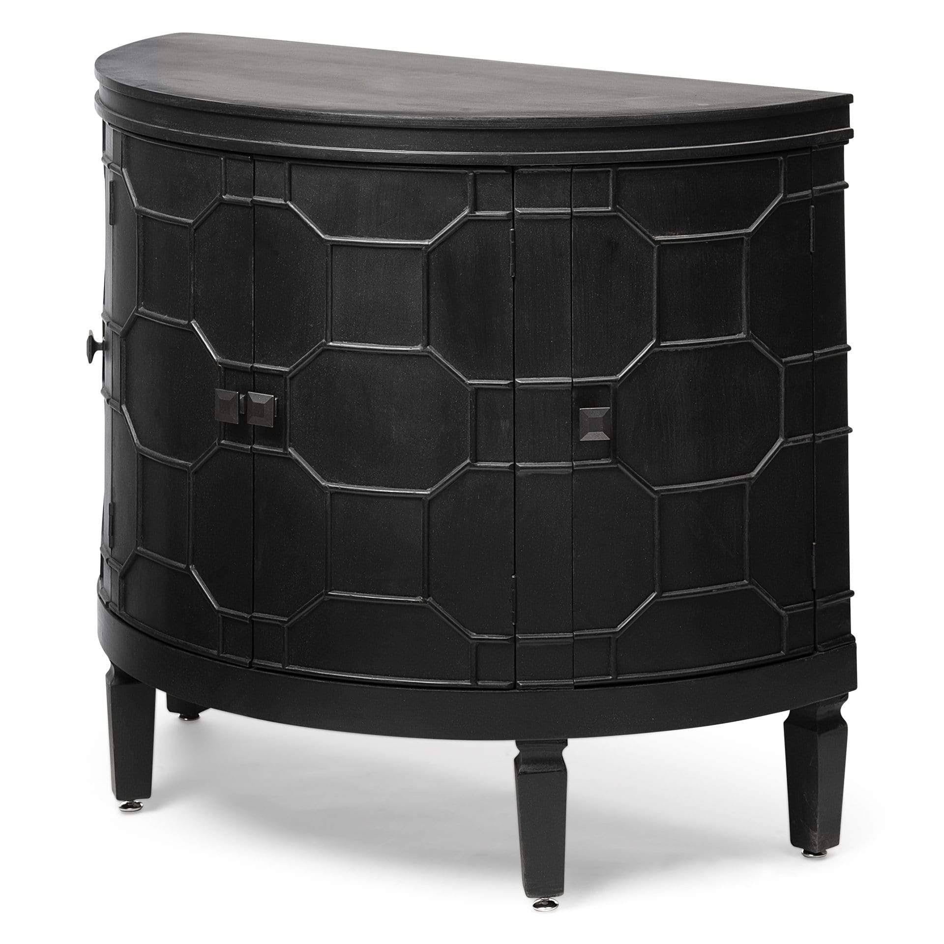 Black Wood Cabinet H30664