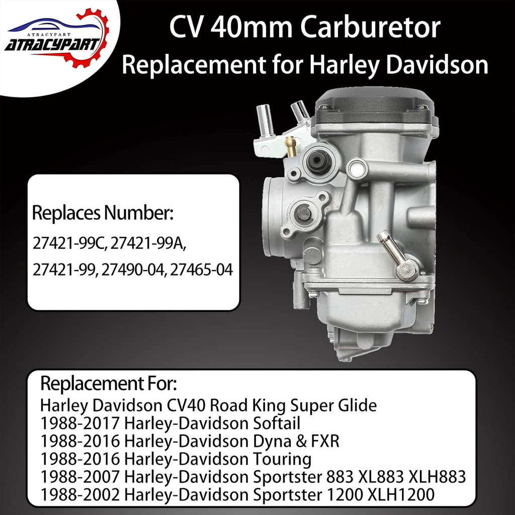 CV40 Carburetor for Harley Davidson Twin Cam N295