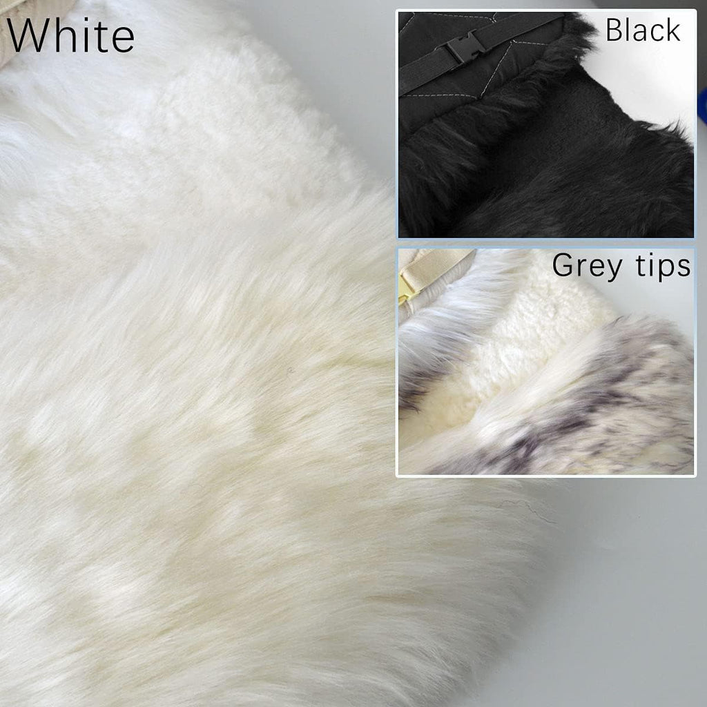 Genuine Australia Sheepskin High Low Wool Front Seat Cover (1 Piece) Pack of 2 D1992