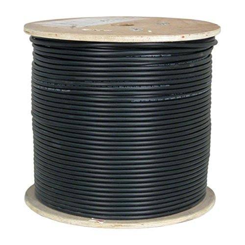 Black Cat6a Shielded Solid Network Cable K8625