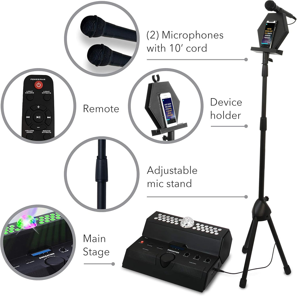 Karaoke Machine with Two Mics M70708