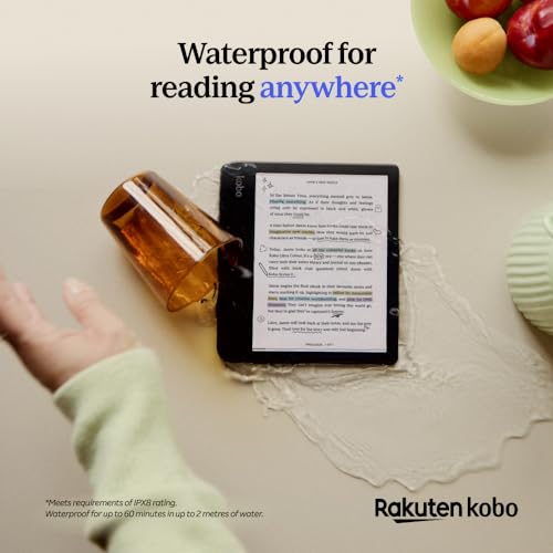 7 Glare-Free Colour E Ink Display eReader (White) P811796