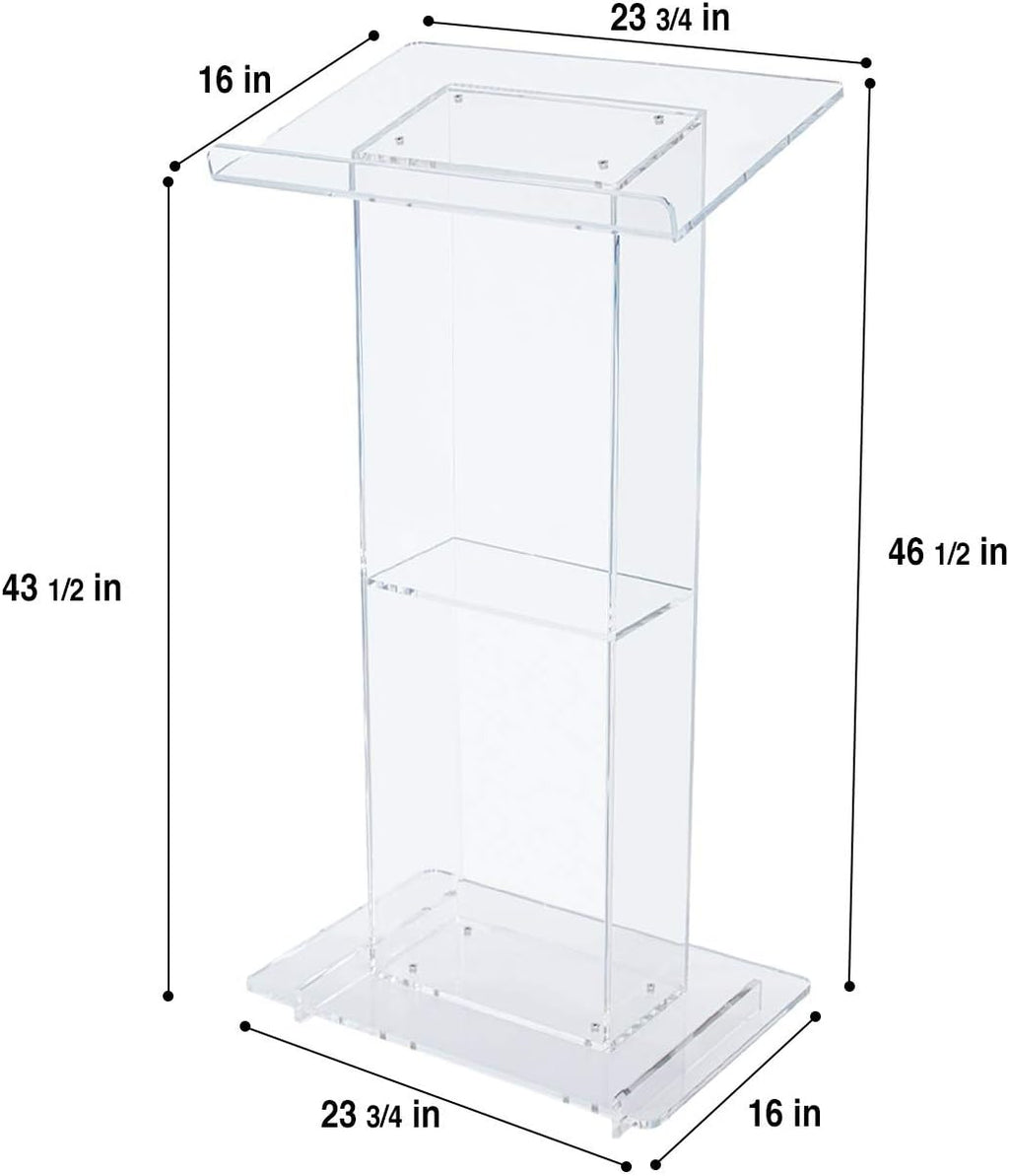 Clear Acrylic Lectern V74173