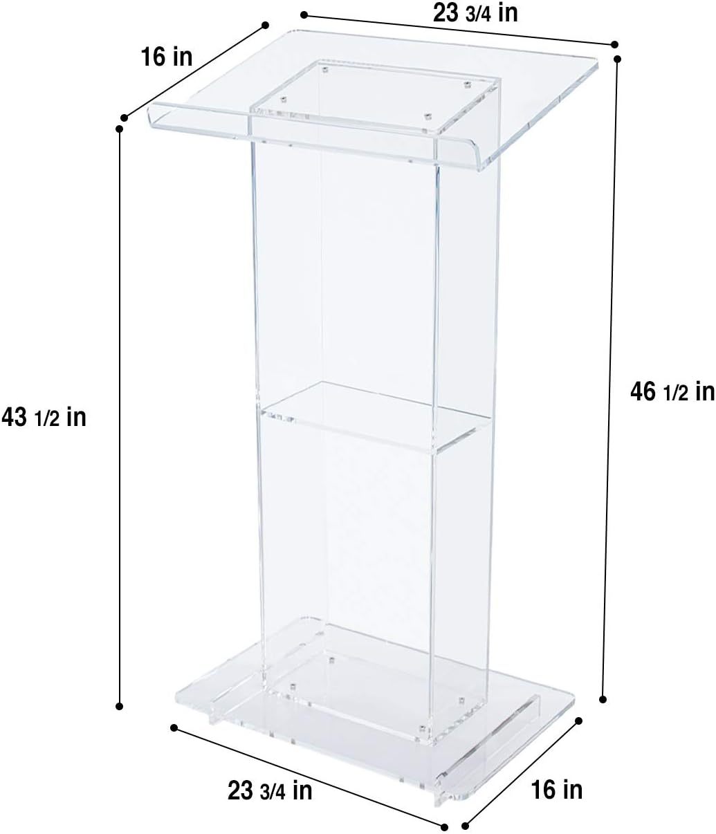 Clear Acrylic Lectern V74173
