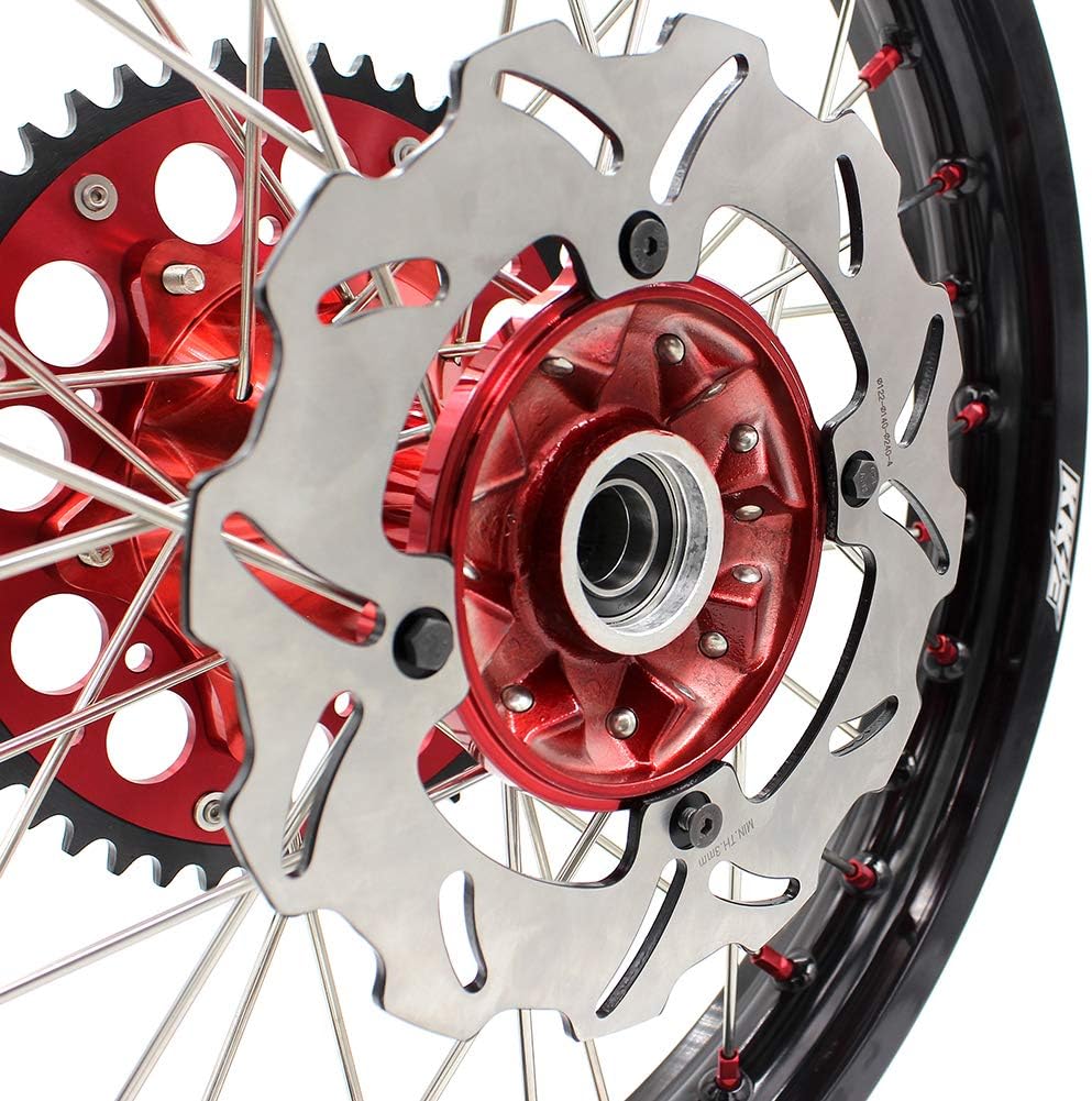 Casting Motorcycle Wheels Rims Red Nipple I4880