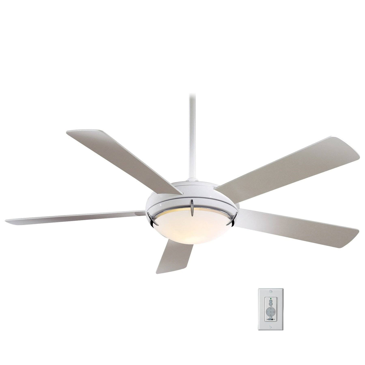 54 inch White Ceiling Fan S351