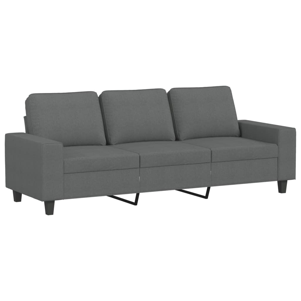 2 Piece Dark Gray Fabric Sofa Set H52642