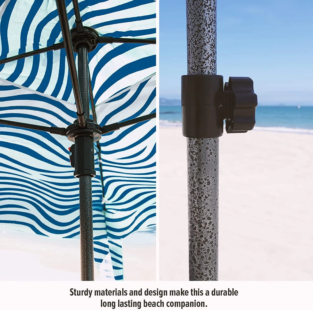 6' x 6' Waterproof Beach Shelter with Side Wall L994465