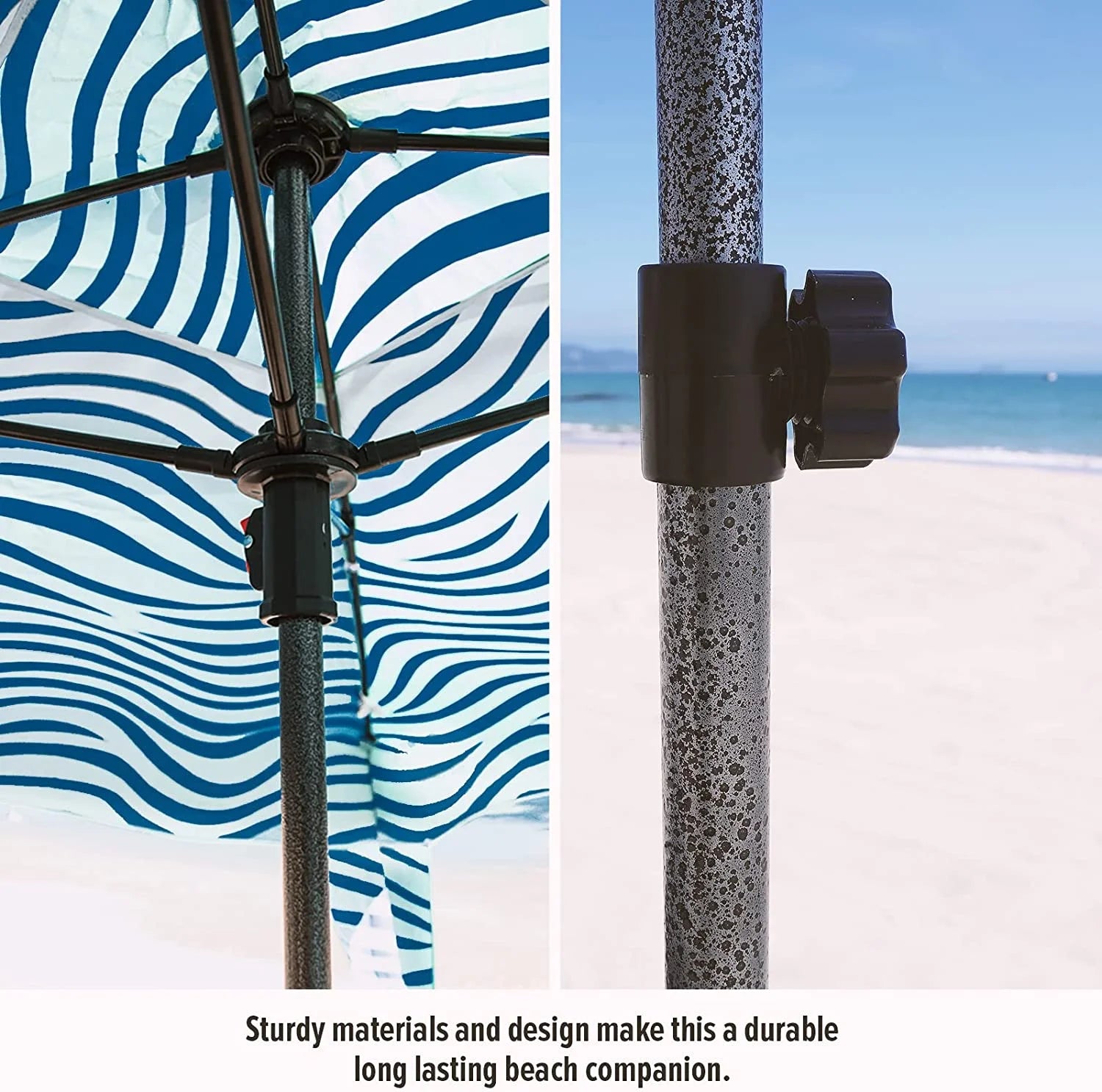 6' x 6' Waterproof Beach Shelter with Side Wall L994465