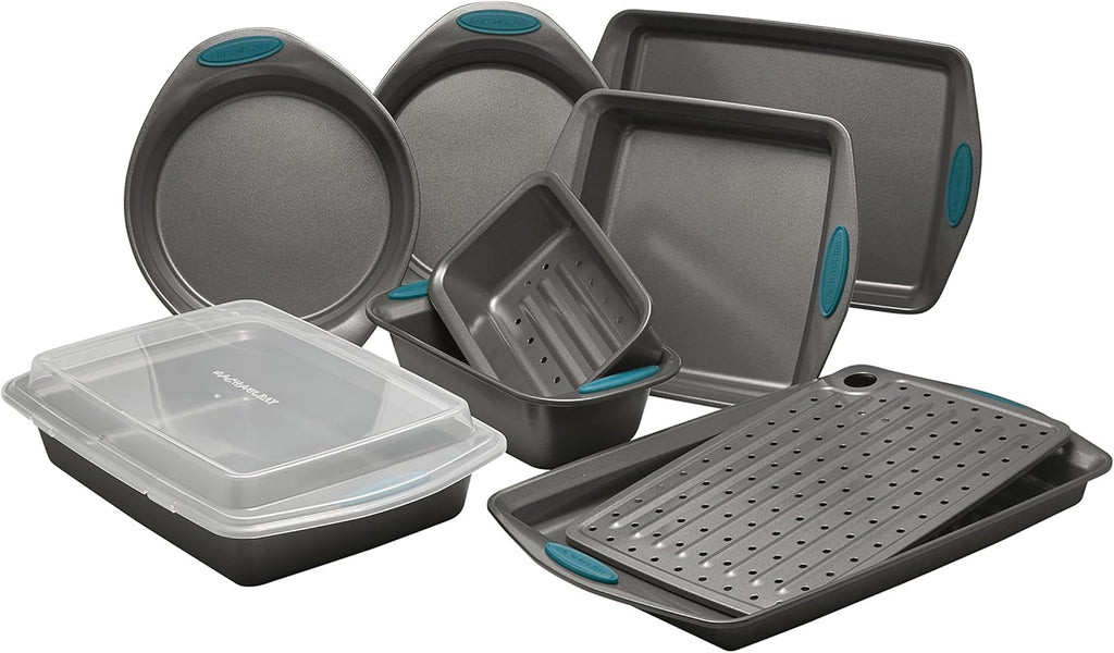 5 Piece Nonstick Bakeware Set with Bread Pan, Baking Pans and Cake Pans K488075