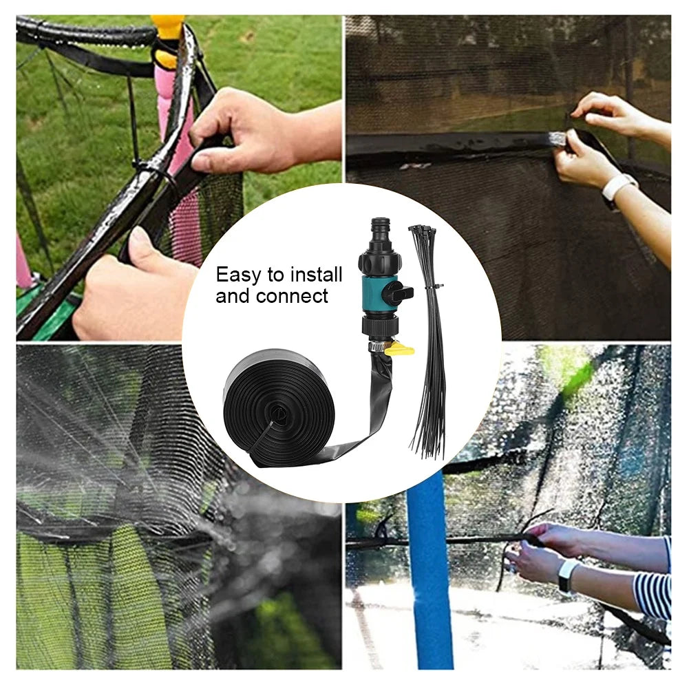 Rociador de agua de trampolín de PVC para exteriores (15m) G479