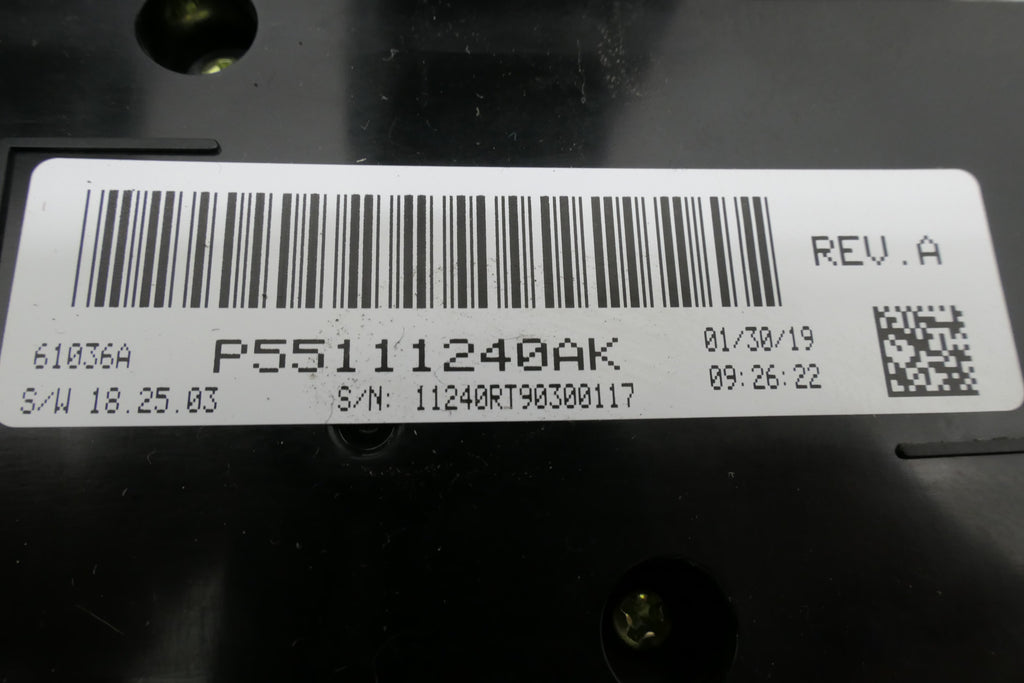 Heater AC Control Panel Bezel D715
