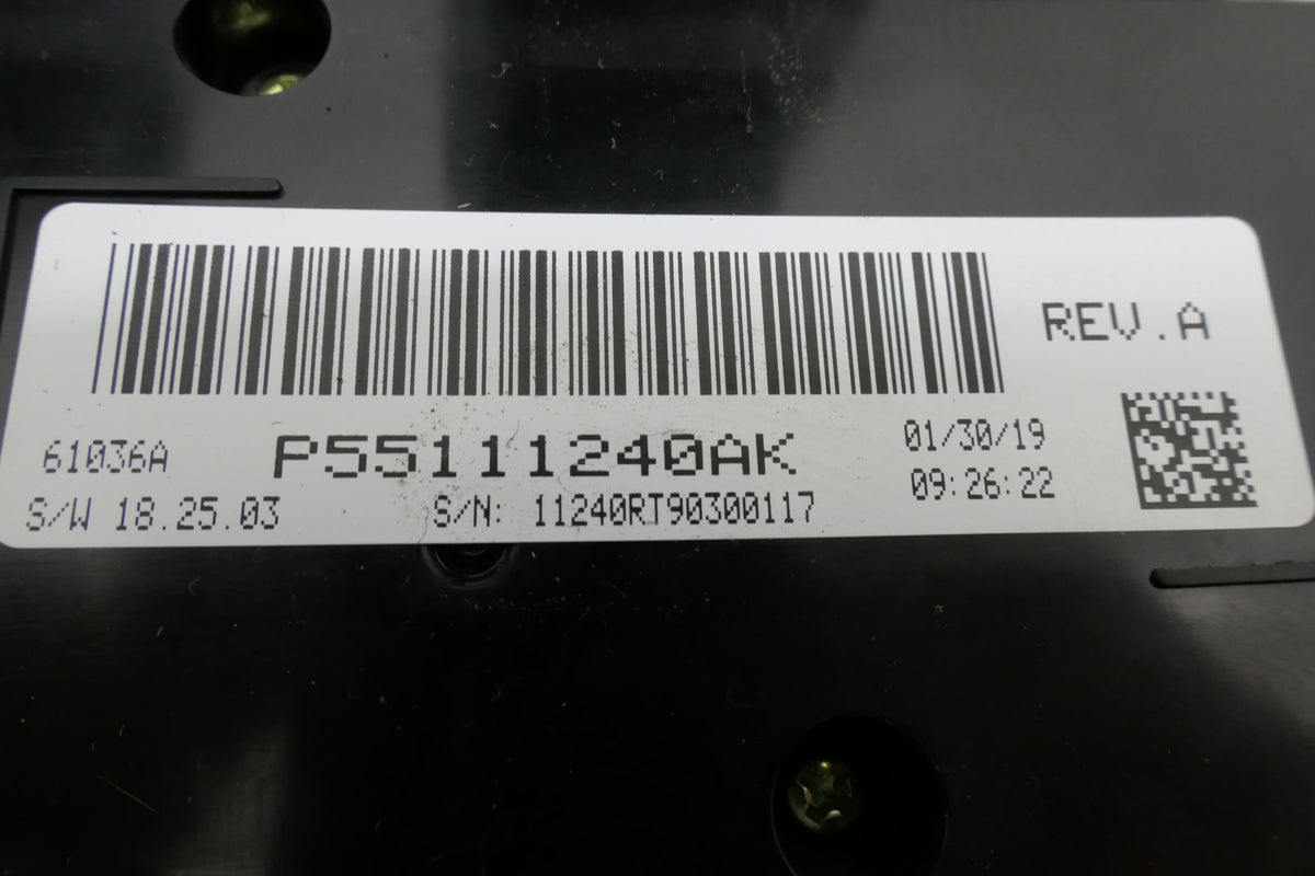 Heater AC Control Panel Bezel D715