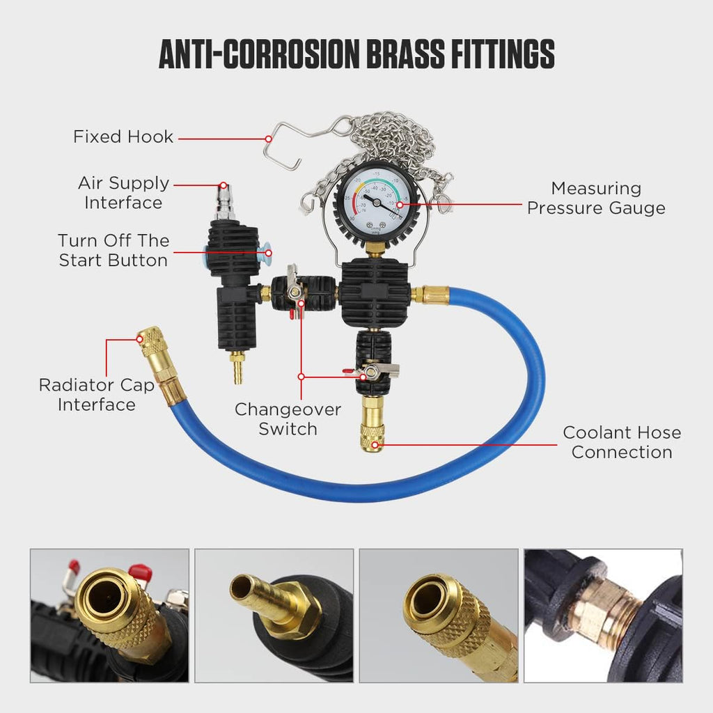 Coolant Vacuum Refill Kit with Suitcase E255