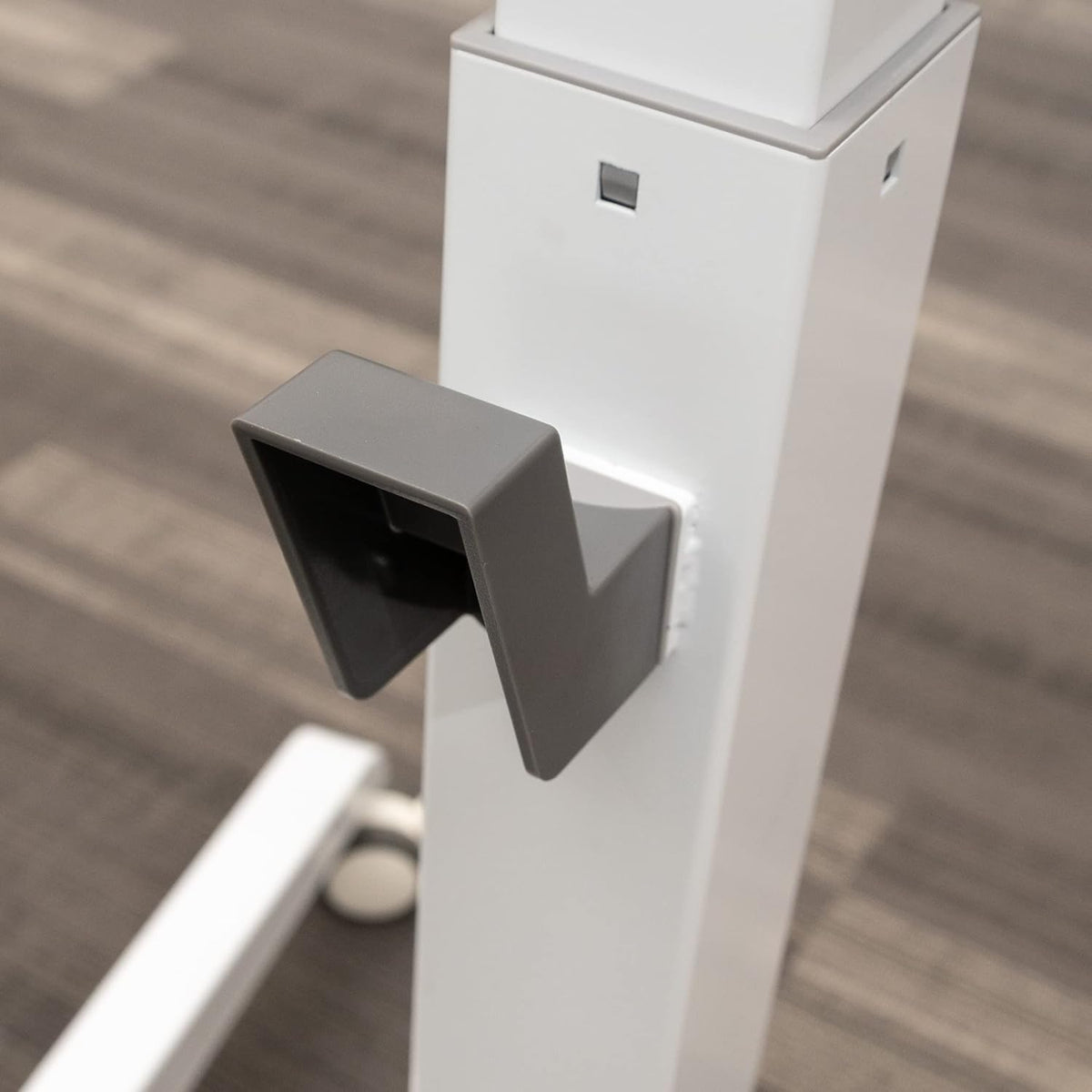 White Compact Standing Desk E2201